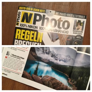 "Moraine Lake im Regen", N-Photo, Ausgabe 03/2016