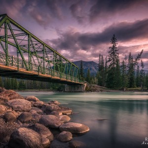 Old Fort Point Bridge, Jasper Nationalpark